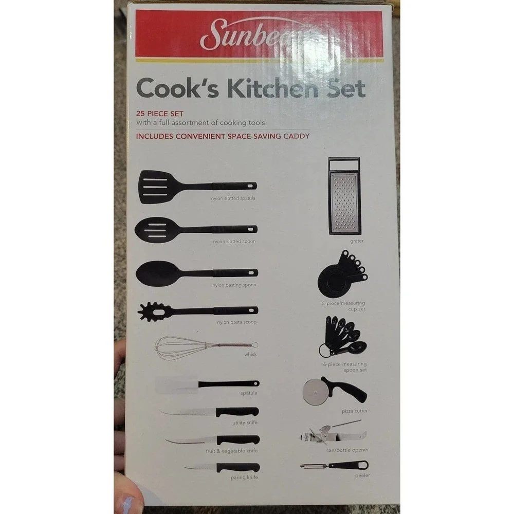 Cooks kitchen set cooking tools and caddy